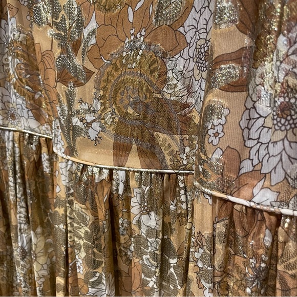 *SOLD* NWT J. Crew Collection Scoopneck Dress in Lurex® Chiffon - Picture 4 of 6